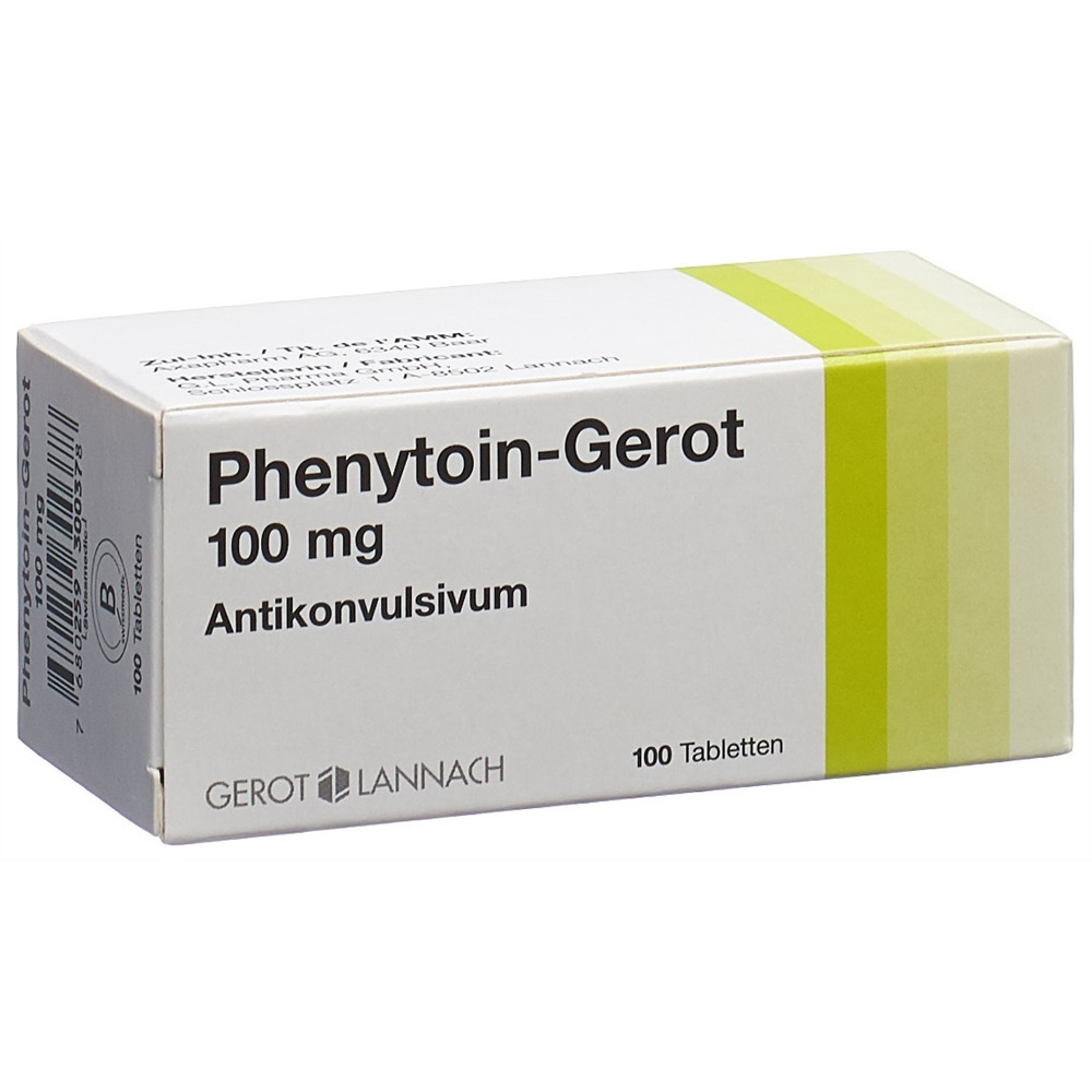 PHENYTOIN GEROT Tabl 100 mg Blist 100 Stk, Hauptbild