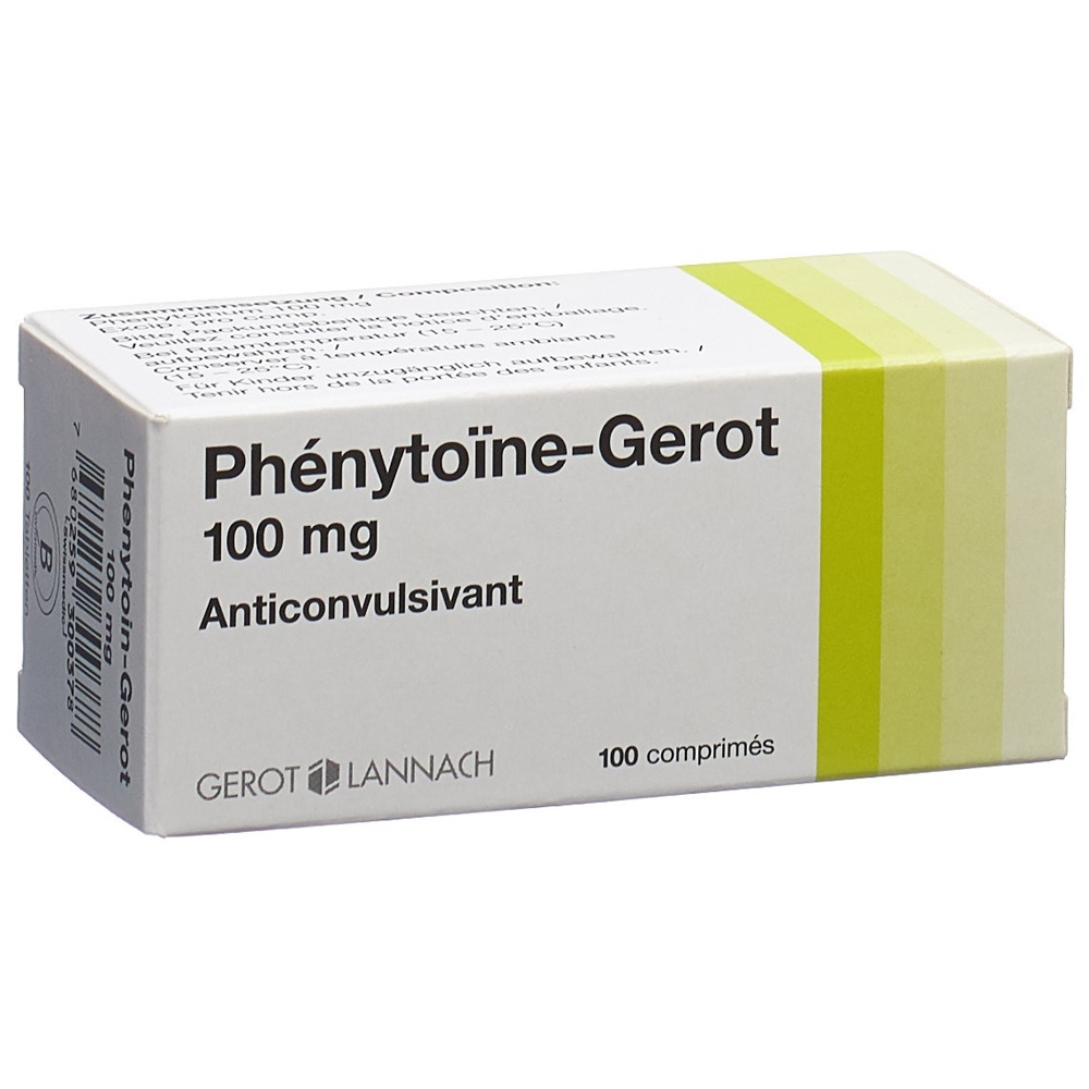 PHENYTOIN GEROT cpr 100 mg blist 100 pce, image 2 sur 2