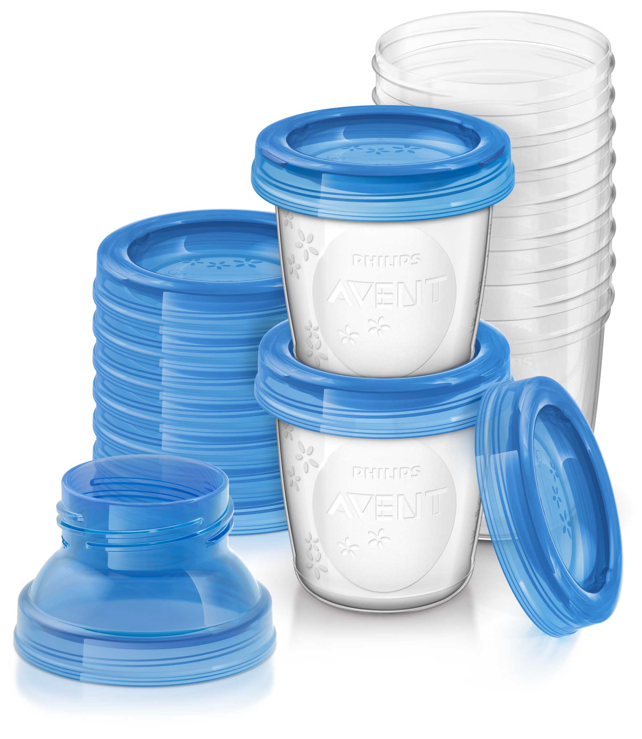 Muttermilch Becher Set