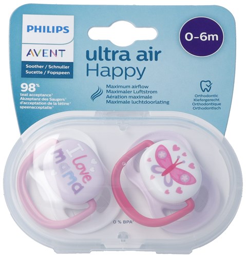 PHILIPS Schnuller ultra air collection happy, Hauptbild