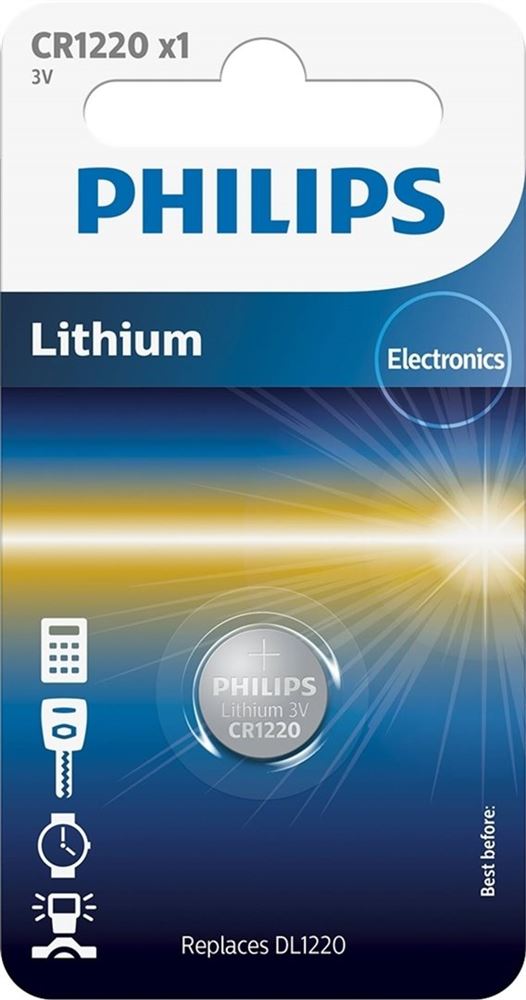 PHILIPS piles boutons Lithium, image principale