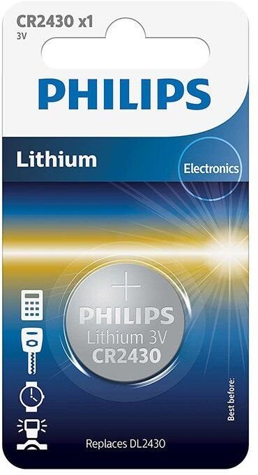 PHILIPS piles boutons Lithium