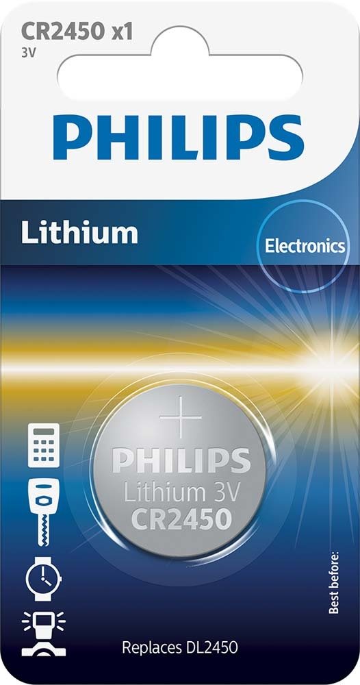 PHILIPS piles boutons Lithium
