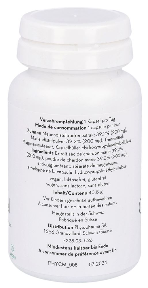 PHYTOPHARMA chardon marie, image 3 sur 5