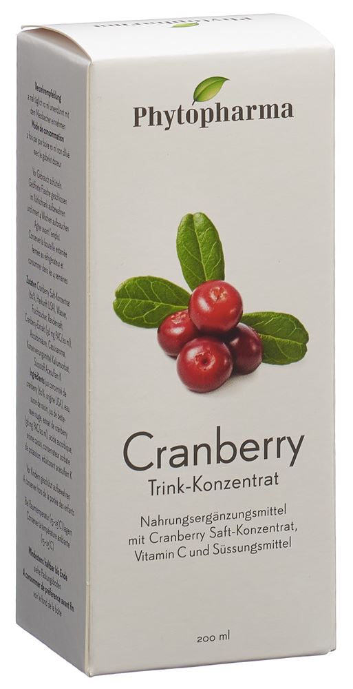 PHYTOPHARMA cranberry jus concentré