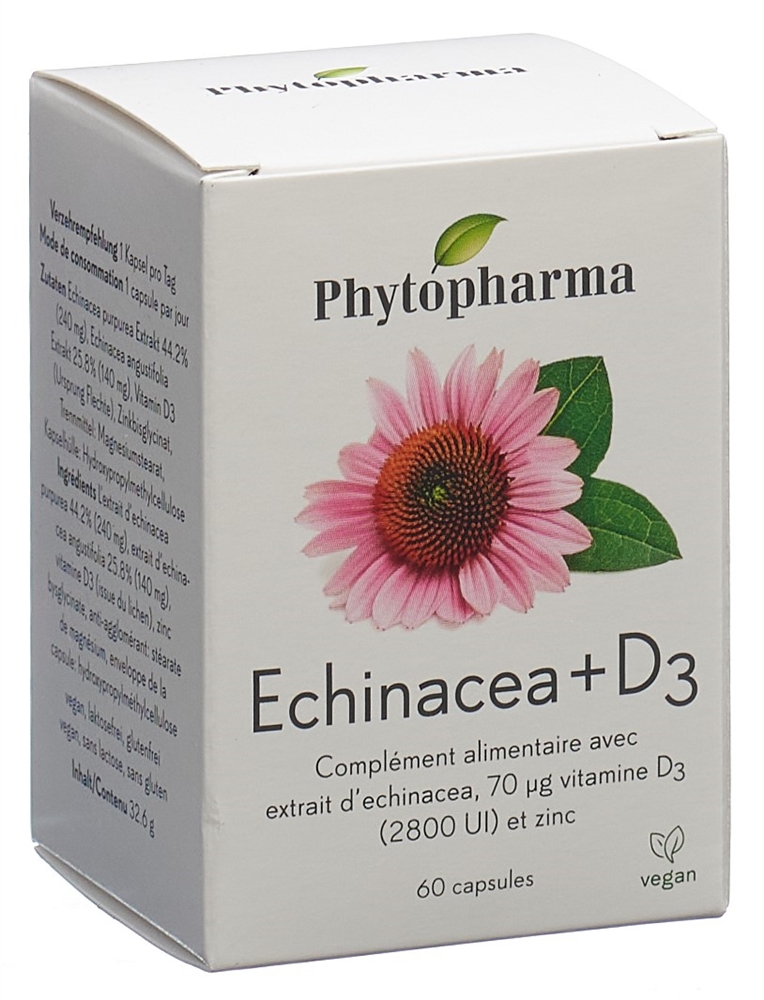 PHYTOPHARMA Echinacea + Vitamin D3, Bild 2 von 3