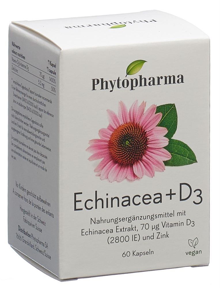 PHYTOPHARMA echinacea + vitamine D3, image principale