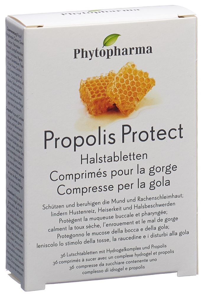 PHYTOPHARMA Propolis Protect Halstabletten, Hauptbild