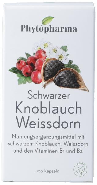 PHYTOPHARMA Schwarzer Knoblauch Weissdorn, Hauptbild