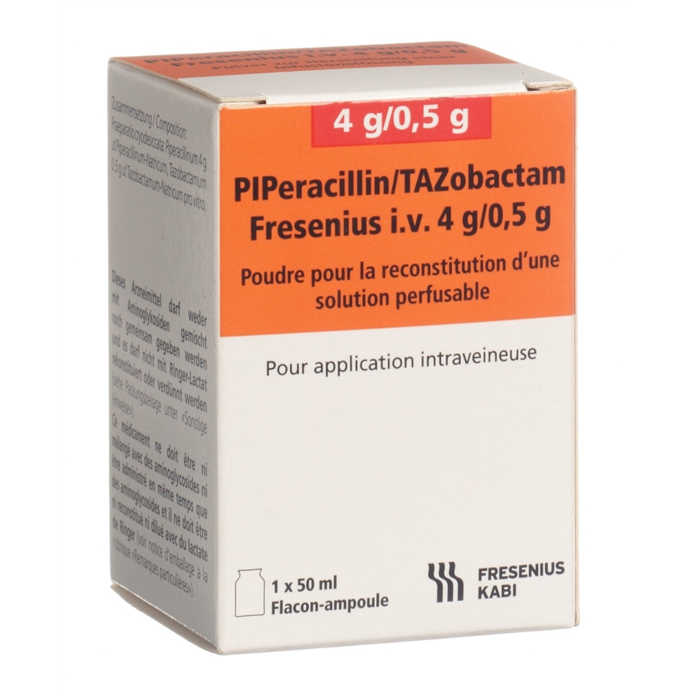 PIPERACILLINE TAZOBACTAM Fresenius i.v. 4.5 g, image 2 sur 2