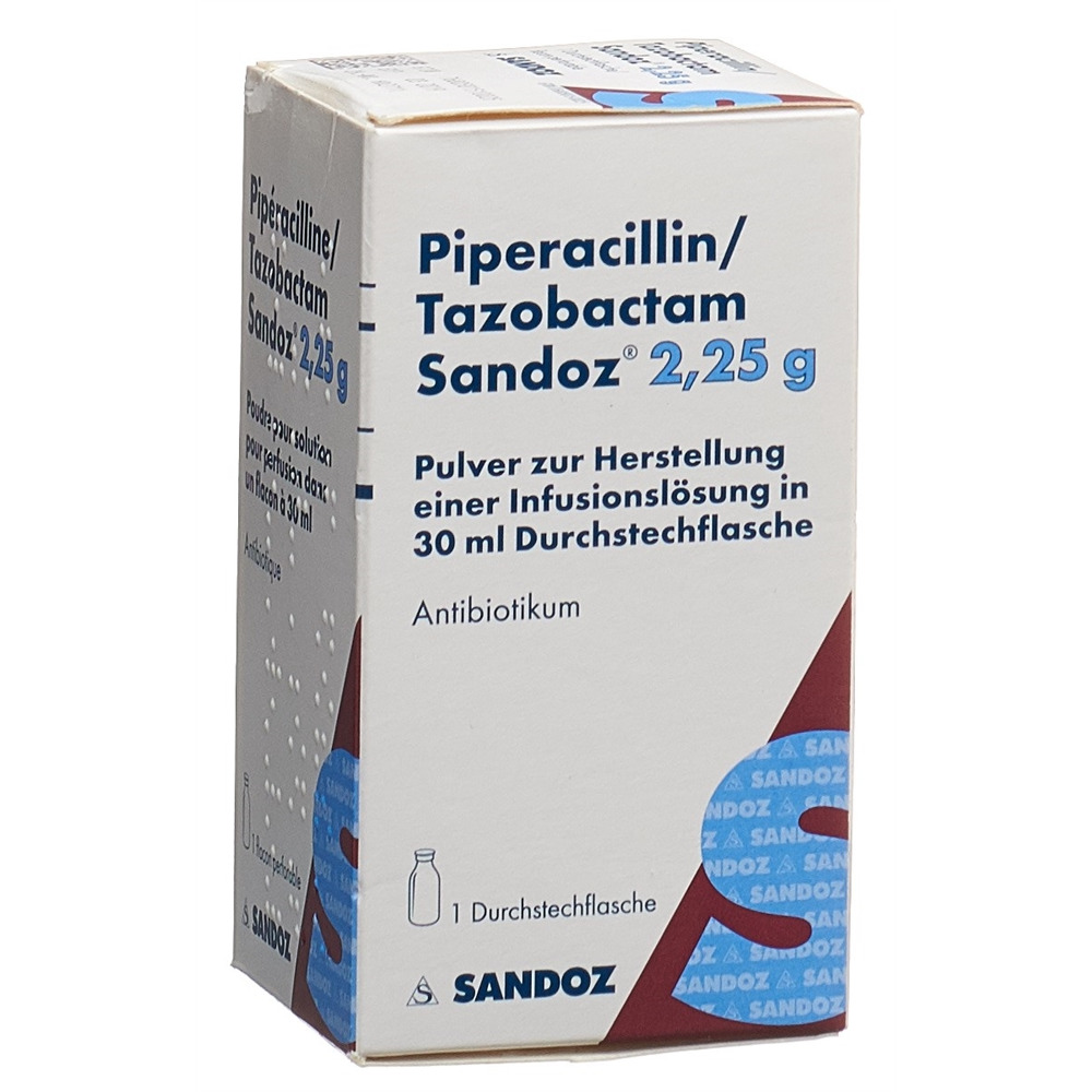 PIPERACILLINE TAZOBACTAM Sandoz 2.25 g, Hauptbild