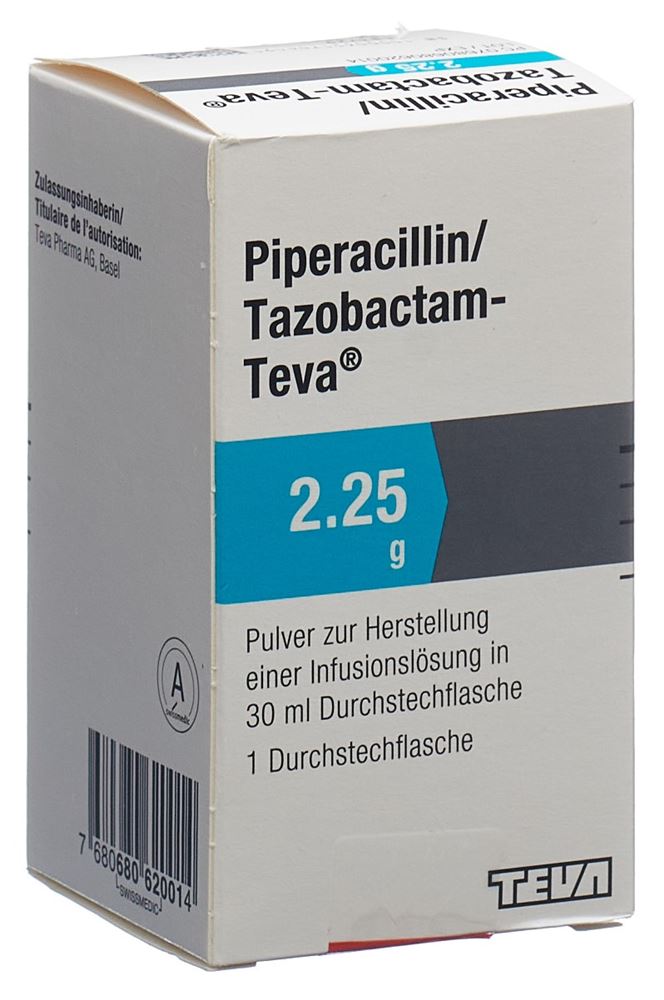 PIPERACILLINE TAZOBACTAM Teva 2.25 g, image principale