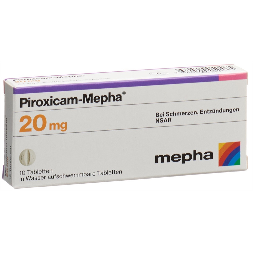 PIROXICAM Mepha 20 mg, image principale