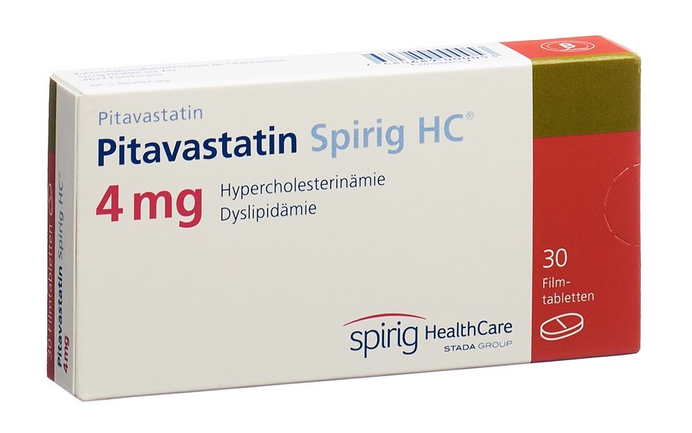 PITAVASTATIN Spirig HC 4 mg, Hauptbild