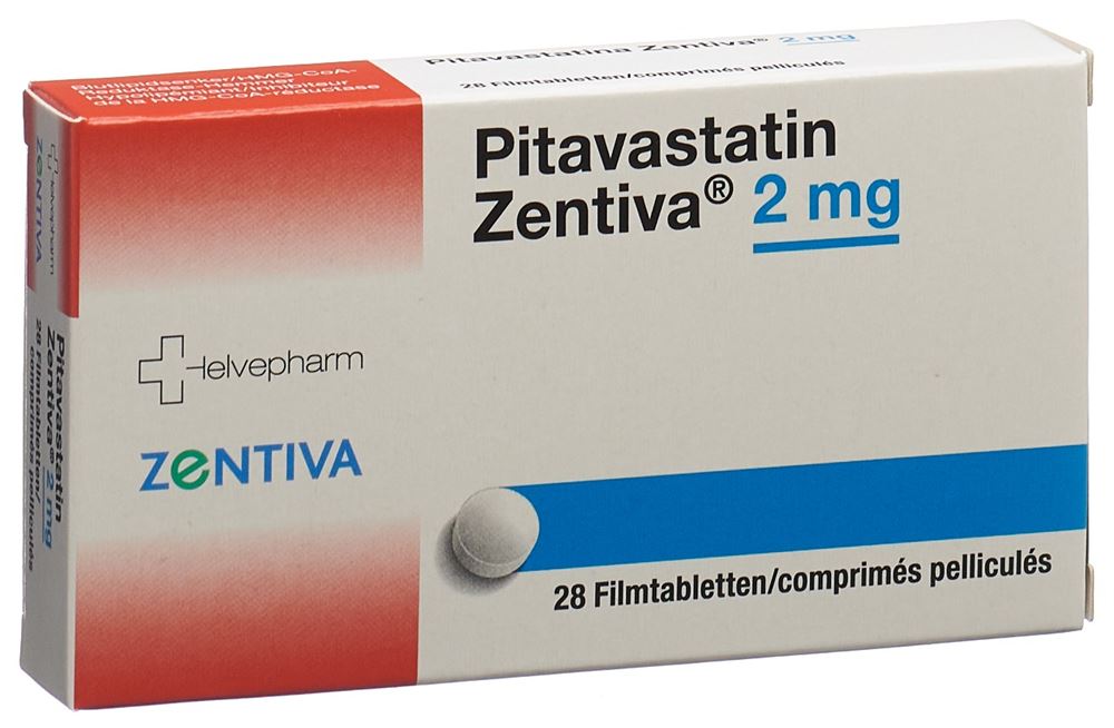 PITAVASTATIN Zentiva 2 mg, image principale