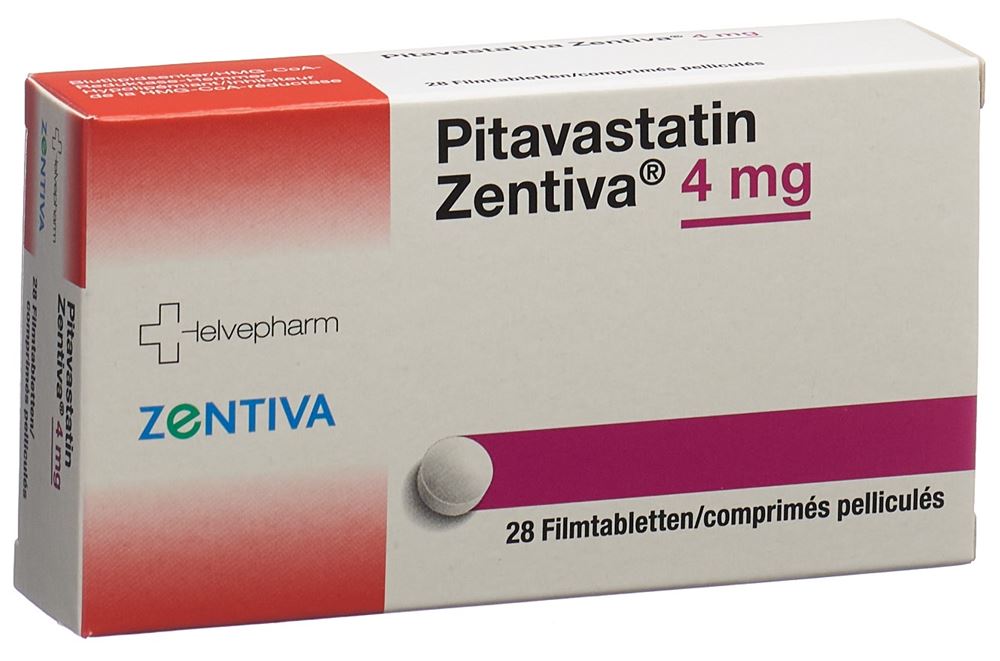 PITAVASTATIN Zentiva 4 mg, image principale