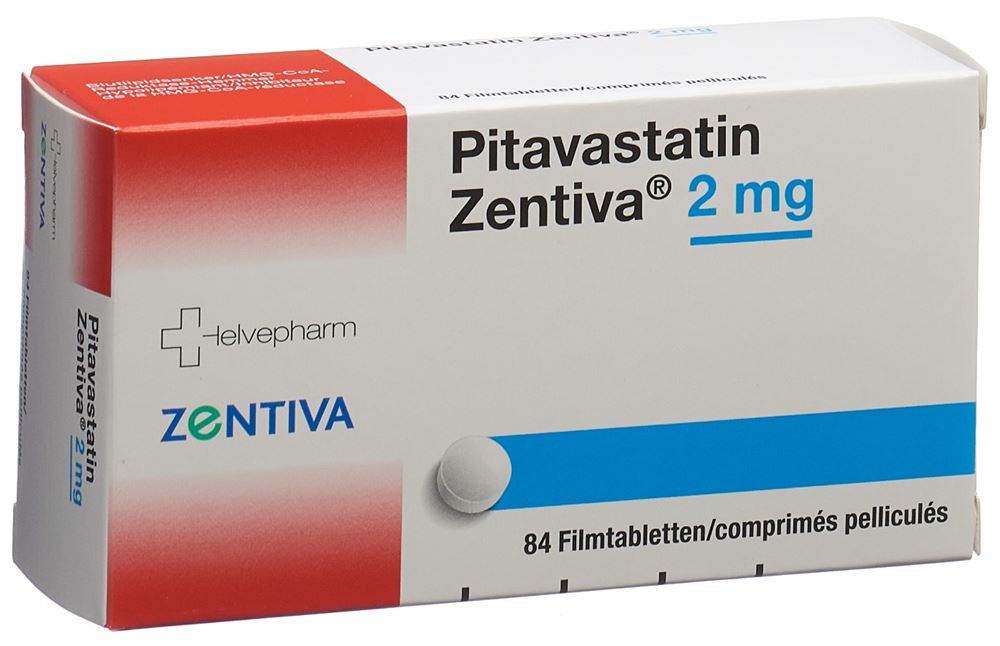 PITAVASTATIN Zentiva 2 mg, Hauptbild PITAVASTATIN Zentiva 2 mg, Hauptbild