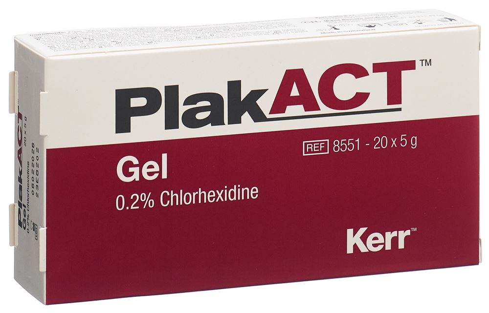 Plakact Gel 0.2 % Chlorhexidin Tb 5 g