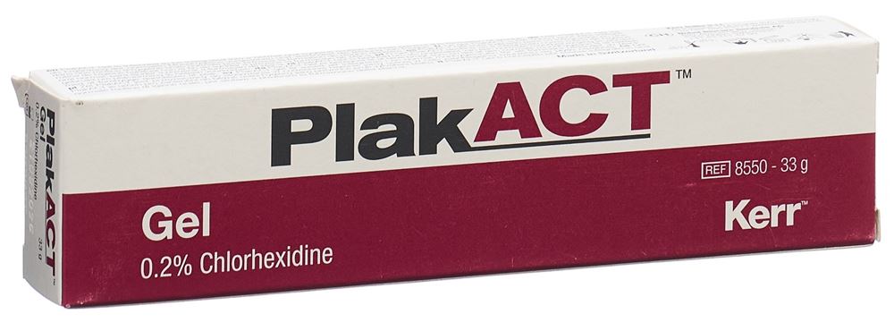 Plakact Gel 0.2 % Chlorhexidin Tb 33 g