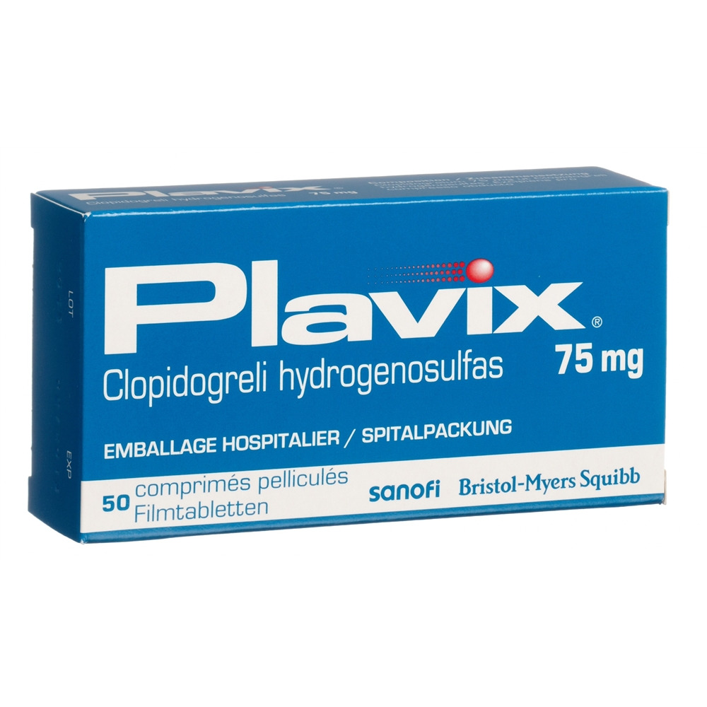 PLAVIX cpr pell 75 mg blist 50 pce, image principale
