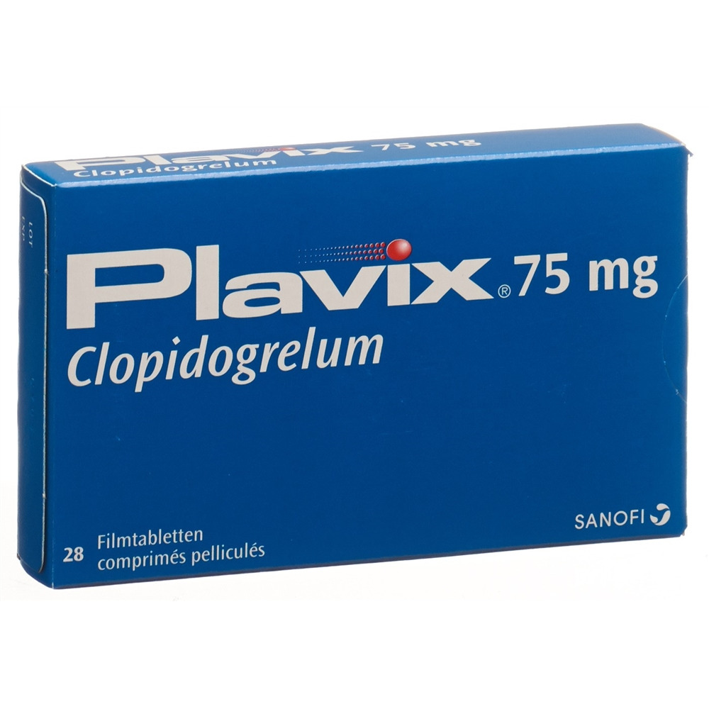 PLAVIX Tabl 75 mg Blist 28 Stk, Hauptbild