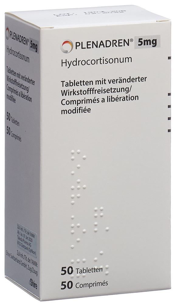 PLENADREN Ret Tabl 5 mg mit veränderter Wirkstofffreisetzung Ds 50 Stk, Hauptbild