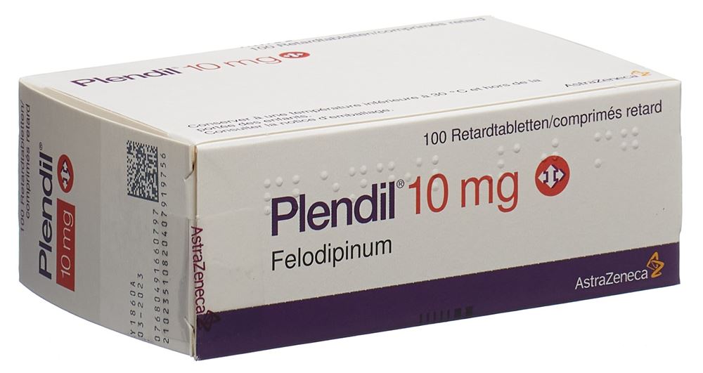 PLENDIL cpr ret 10 mg blist 100 pce, image principale