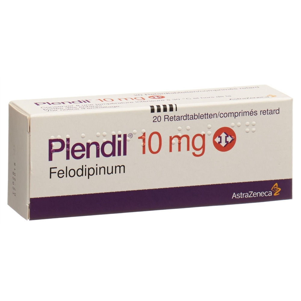 PLENDIL cpr ret 10 mg blist 20 pce, image principale