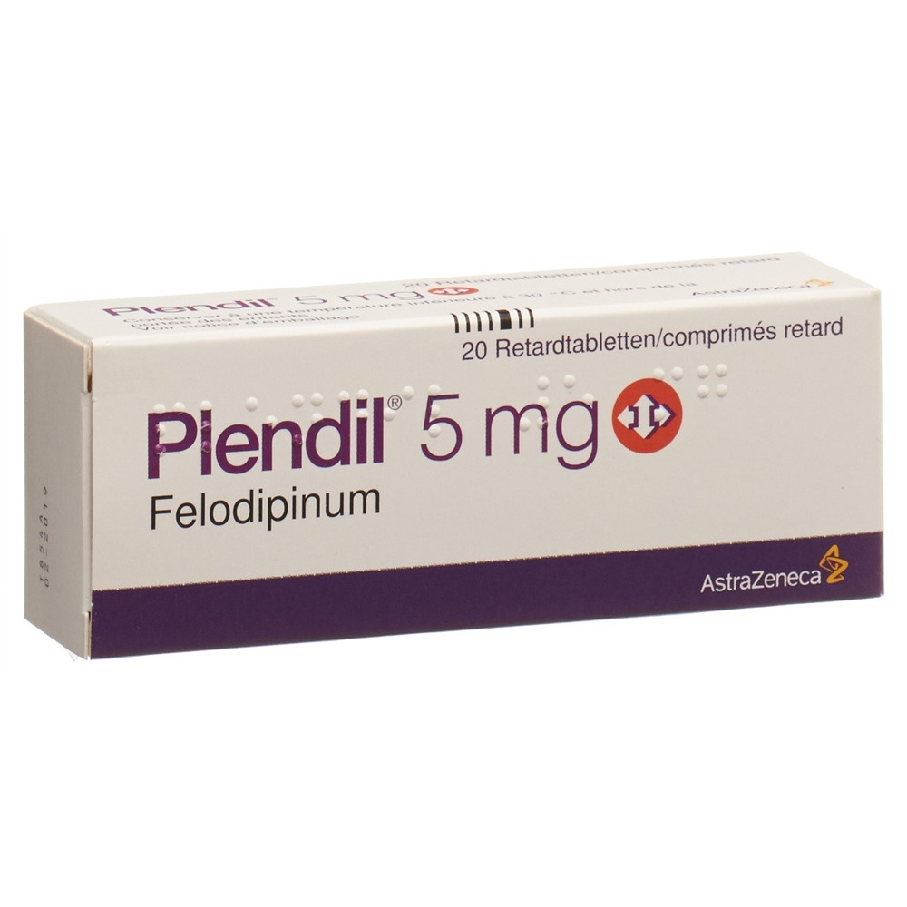 PLENDIL cpr ret 5 mg blist 20 pce, image principale