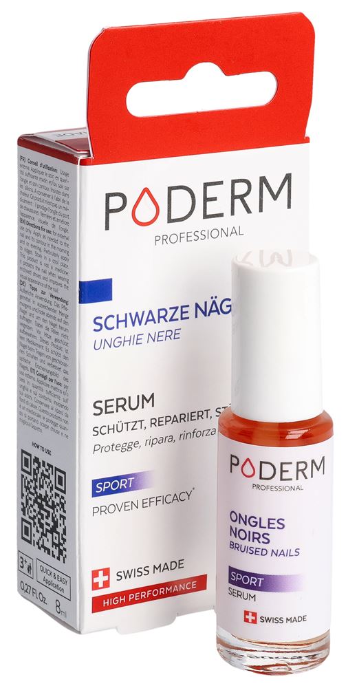 PODERM Schwarze traumatisierte Nägel Serum, Bild 2 von 5