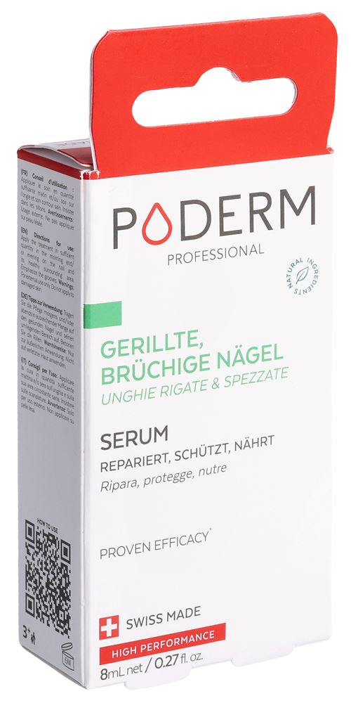 PODERM sérum ongles striés cassants dédoublés