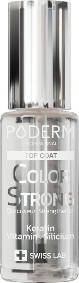PODERM top coat color strong durcisseur
