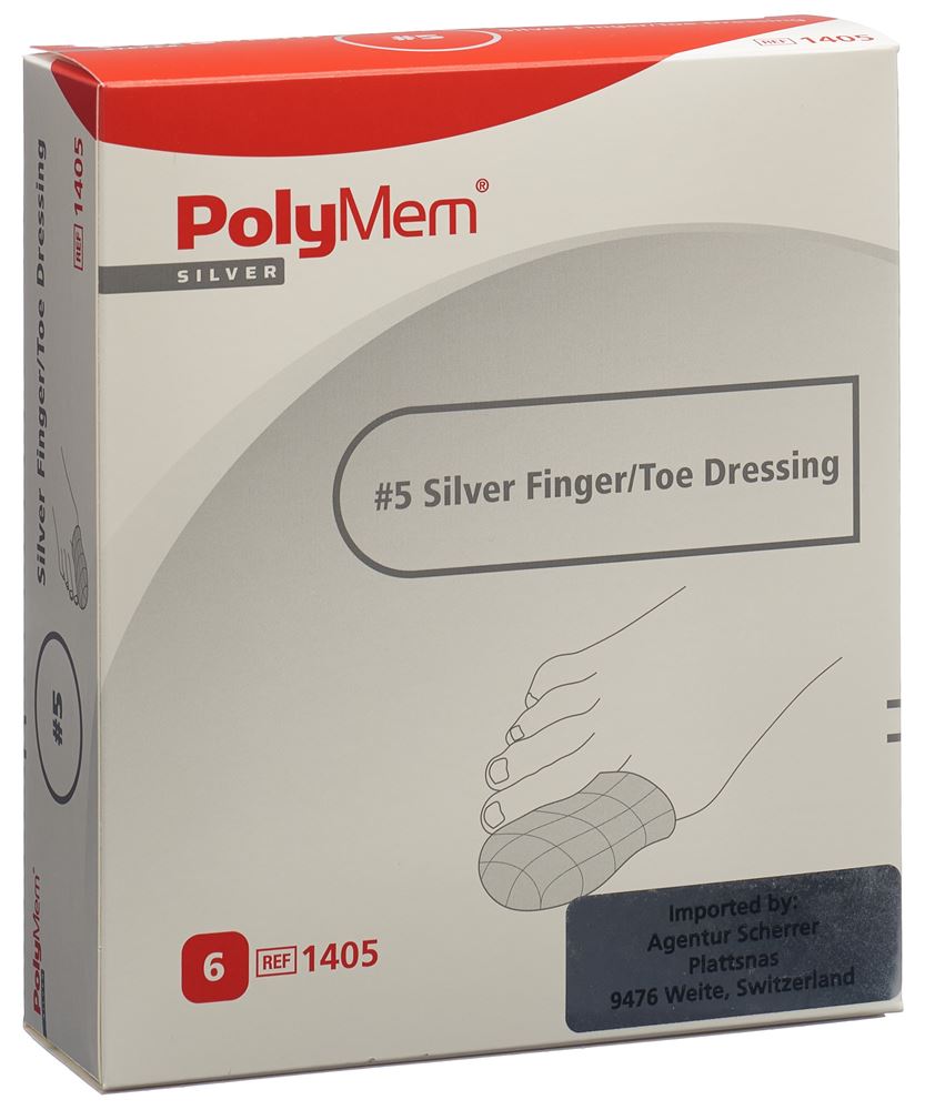 POLYMEM Finger/Toe Dressing Silver, image principale