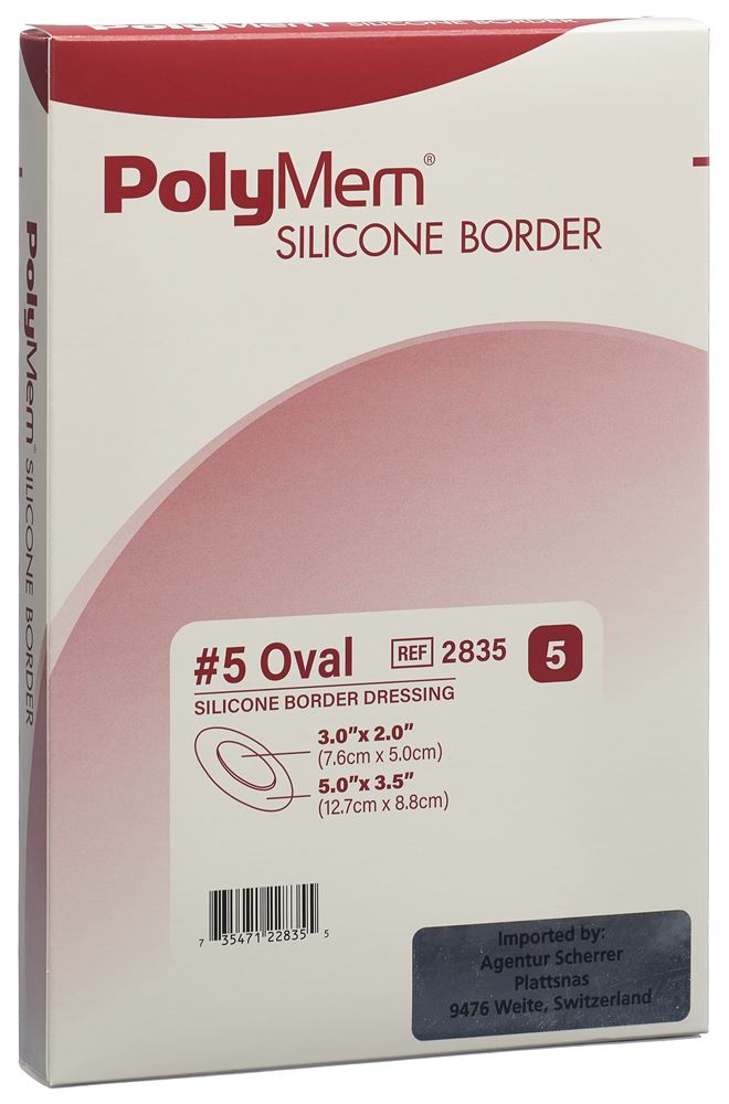 POLYMEM Silicone Border Dressing, image principale