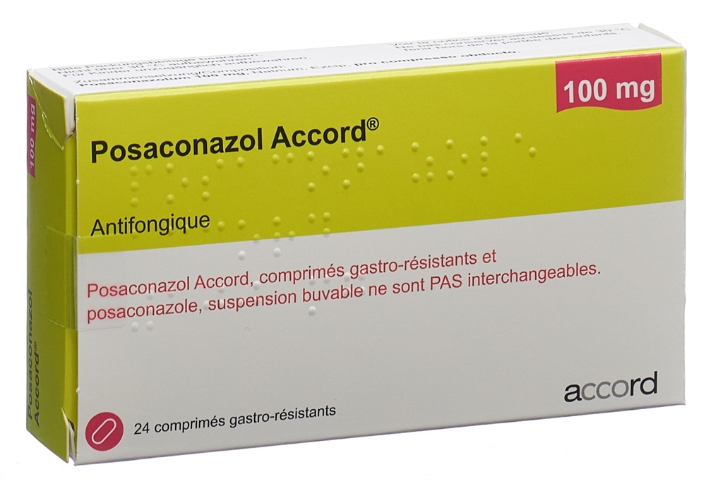 POSACONAZOLE Accord 100 mg, image 2 sur 2