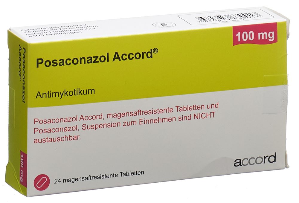 POSACONAZOLE Accord 100 mg, image principale