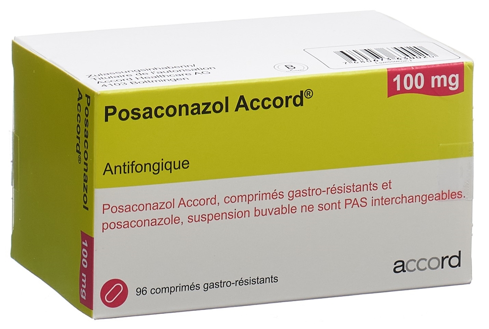 POSACONAZOLE Accord 100 mg, image 2 sur 2