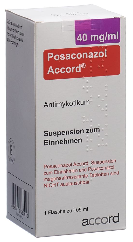 POSACONAZOLE Accord 40 mg/ml, Hauptbild