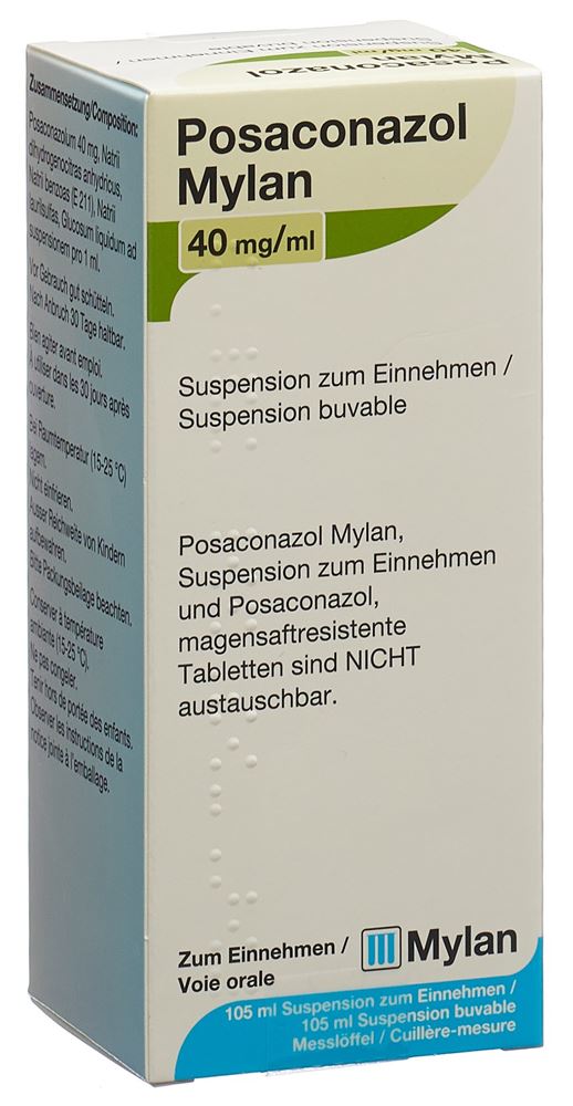 POSACONAZOLE Mylan 40 mg/ml, image principale