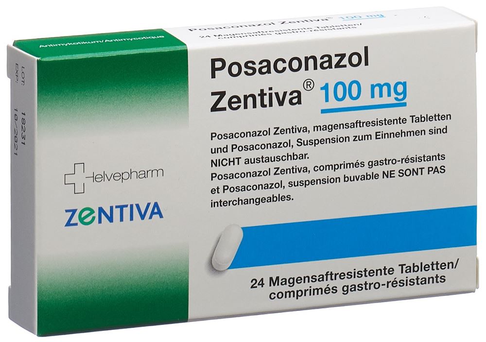 POSACONAZOLE Zentiva 100 mg, image principale