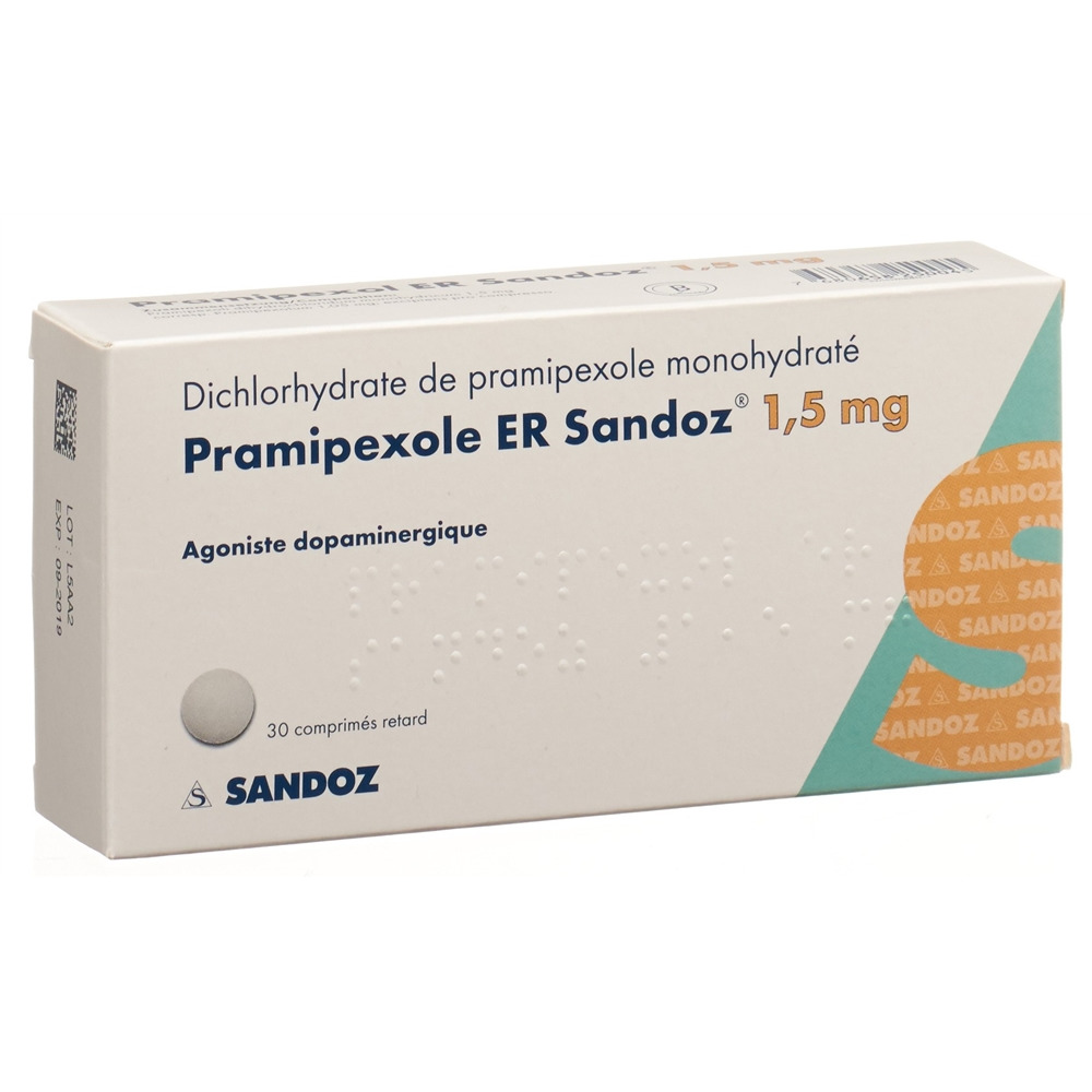 PRAMIPEXOLE Sandoz 1.5 mg, Bild 2 von 2