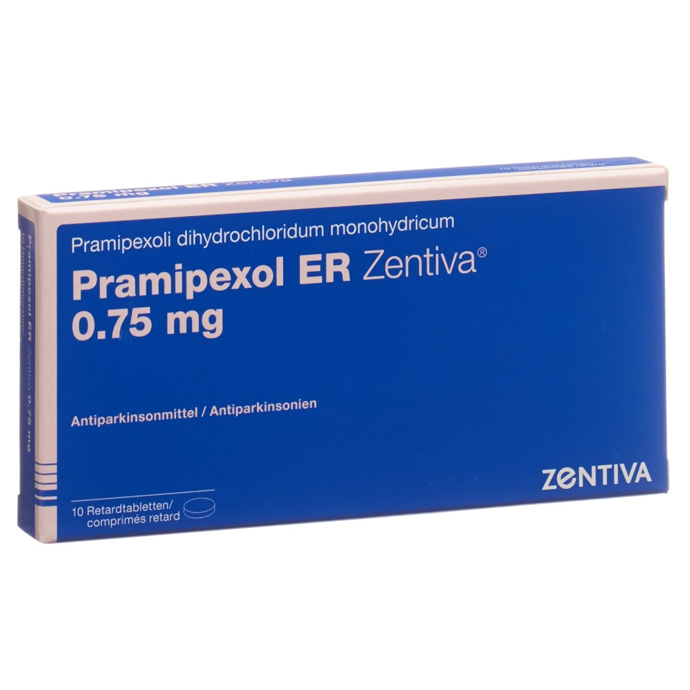 PRAMIPEXOLE Zentiva 0.75 mg, image principale