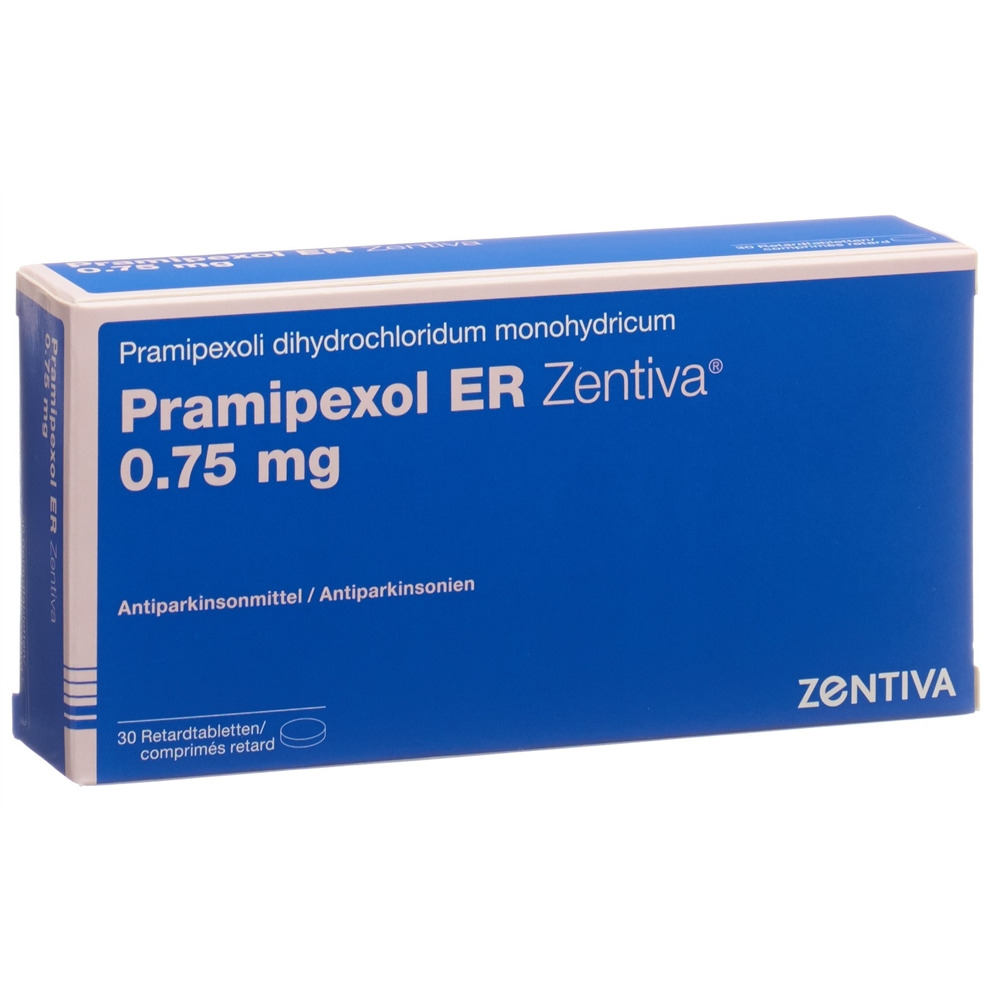 PRAMIPEXOLE Zentiva 0.75 mg, image principale
