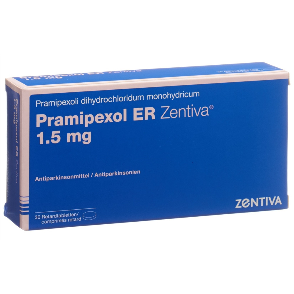 PRAMIPEXOLE Zentiva 1.5 mg, image principale