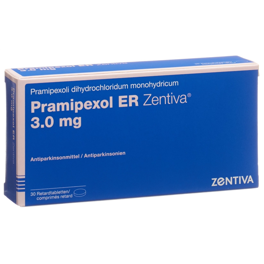 PRAMIPEXOLE Zentiva 3 mg, image principale