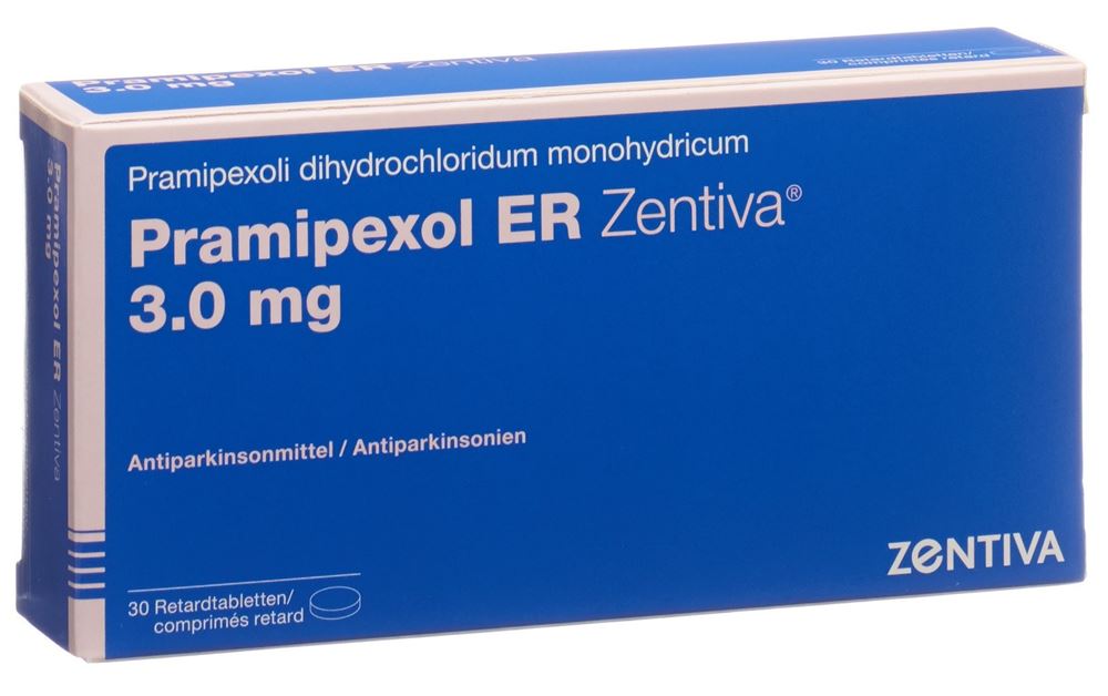PRAMIPEXOLE Zentiva 3 mg, Hauptbild