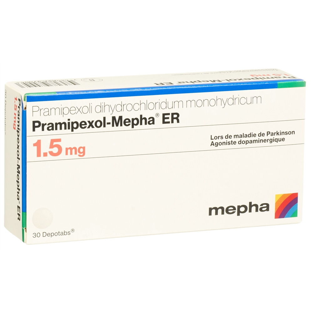 PRAMIPEXOLE Mepha ER 1.5 mg, Bild 2 von 2