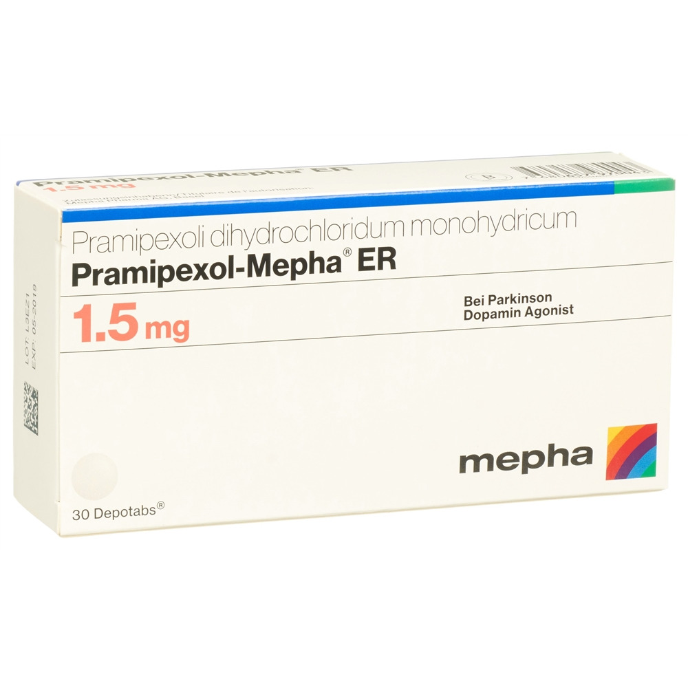 PRAMIPEXOLE Mepha ER 1.5 mg, Hauptbild