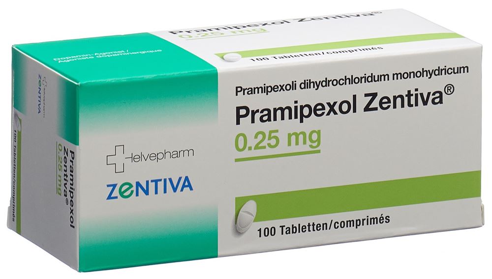 PRAMIPEXOLE Zentiva 0.25 mg, image principale