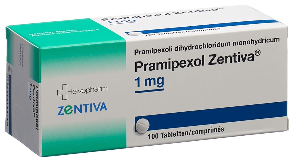 PRAMIPEXOLE Zentiva 1 mg, image principale
